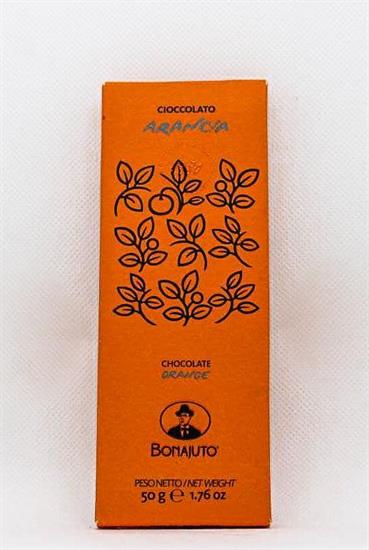 CIOCCOLATO ALL'ARANCIA TAVOLETTA 50GR BONAJUTO