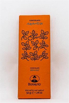 CIOCCOLATO ALL'ARANCIA TAVOLETTA 50GR BONAJUTO