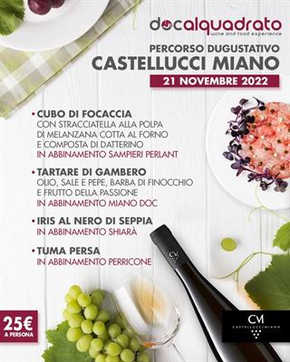 DEGUSTAZIONE CASTELLUCCIMIANO 21/11/22 DOCALQUADRATO