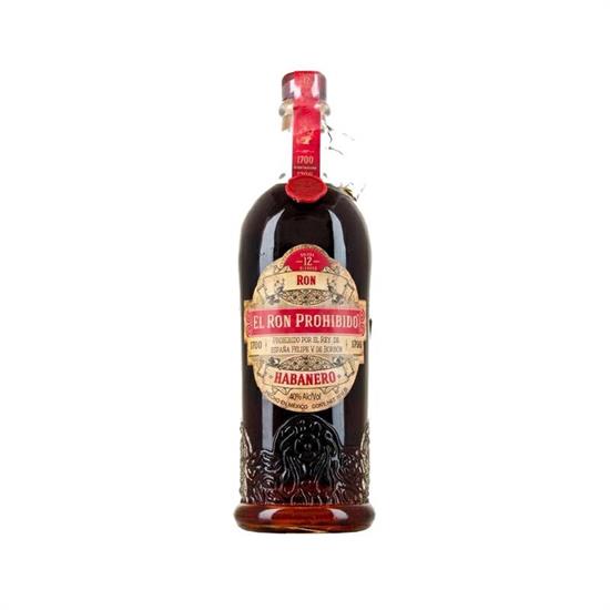 RUM PROHIBIDO SOLERA 12 YO RON 70CL bottiglia