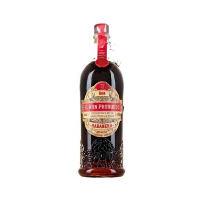 RUM PROHIBIDO SOLERA 12 YO RON 70CL bottiglia