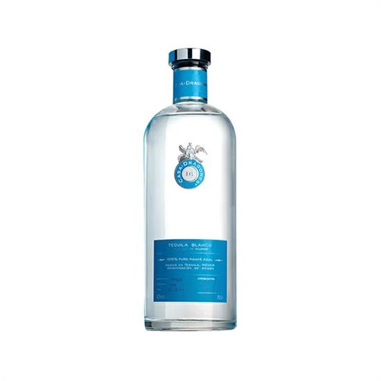 TEQUILA BLANCO CASA DRAGONES 70CL bottiglia